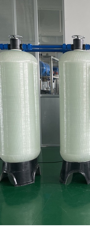 Multi-media and carbon filter tanks